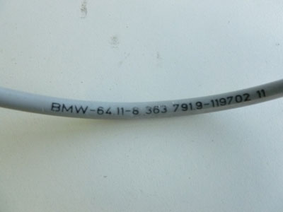 1997 BMW 528i E39 - Air Conditioning AC Bowden Cable 6411836379195